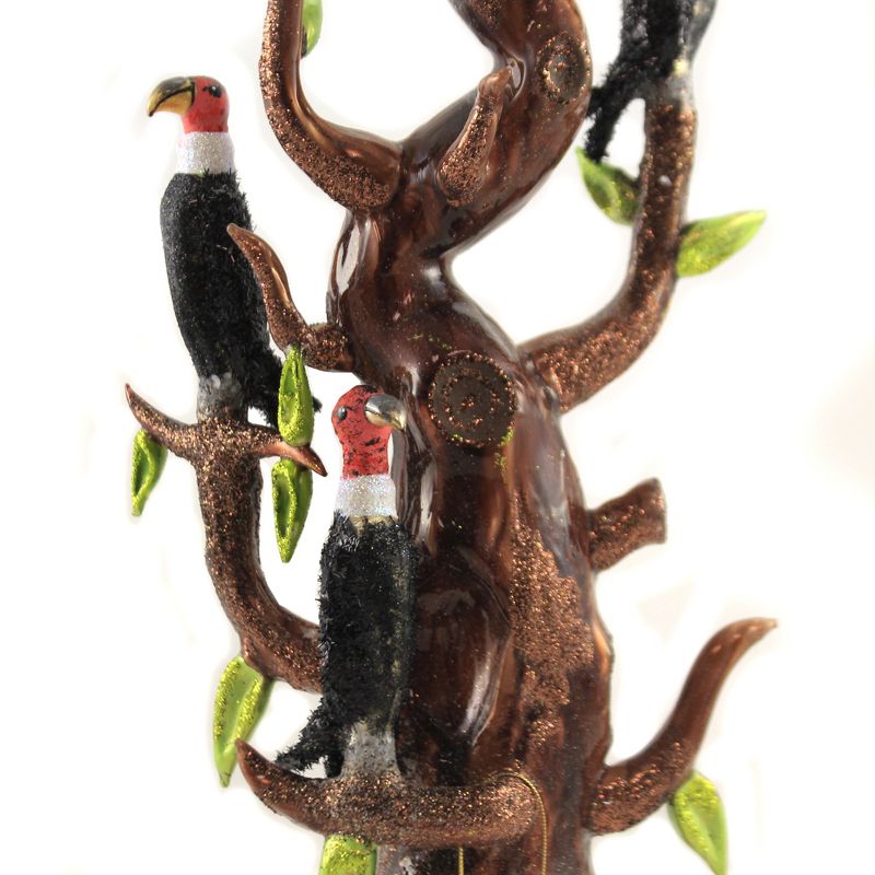 Morawski 18.5" Vulture Tree Topper Finial Halloween Centerpiece  -  Tree Ornaments