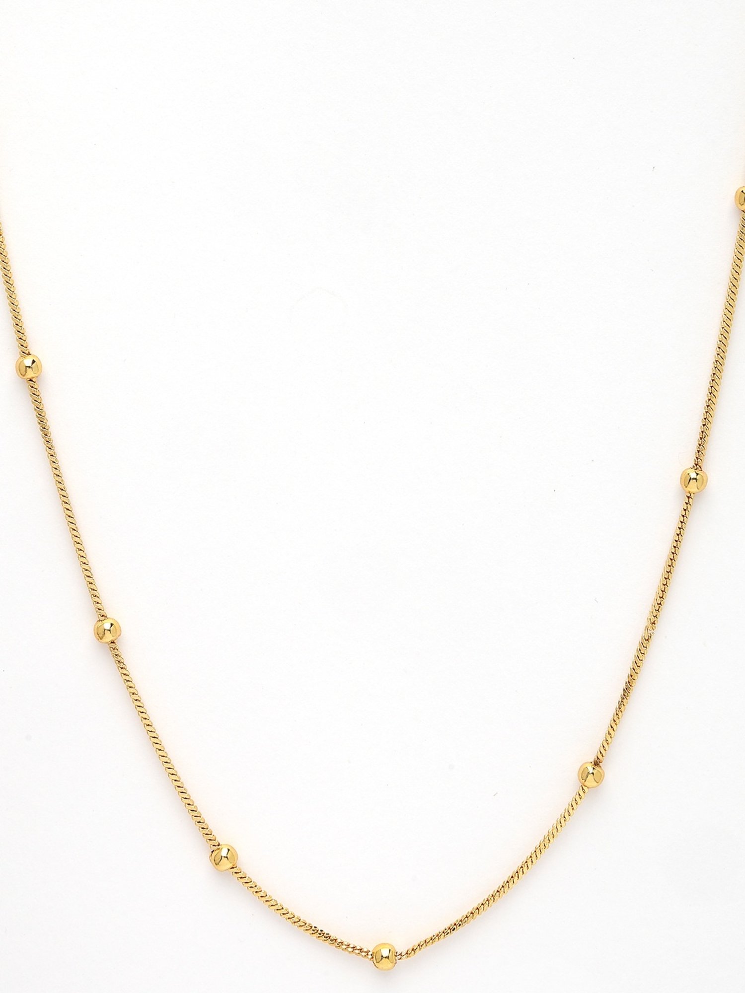 NVR Women's Gold-Plated Minimal Chain