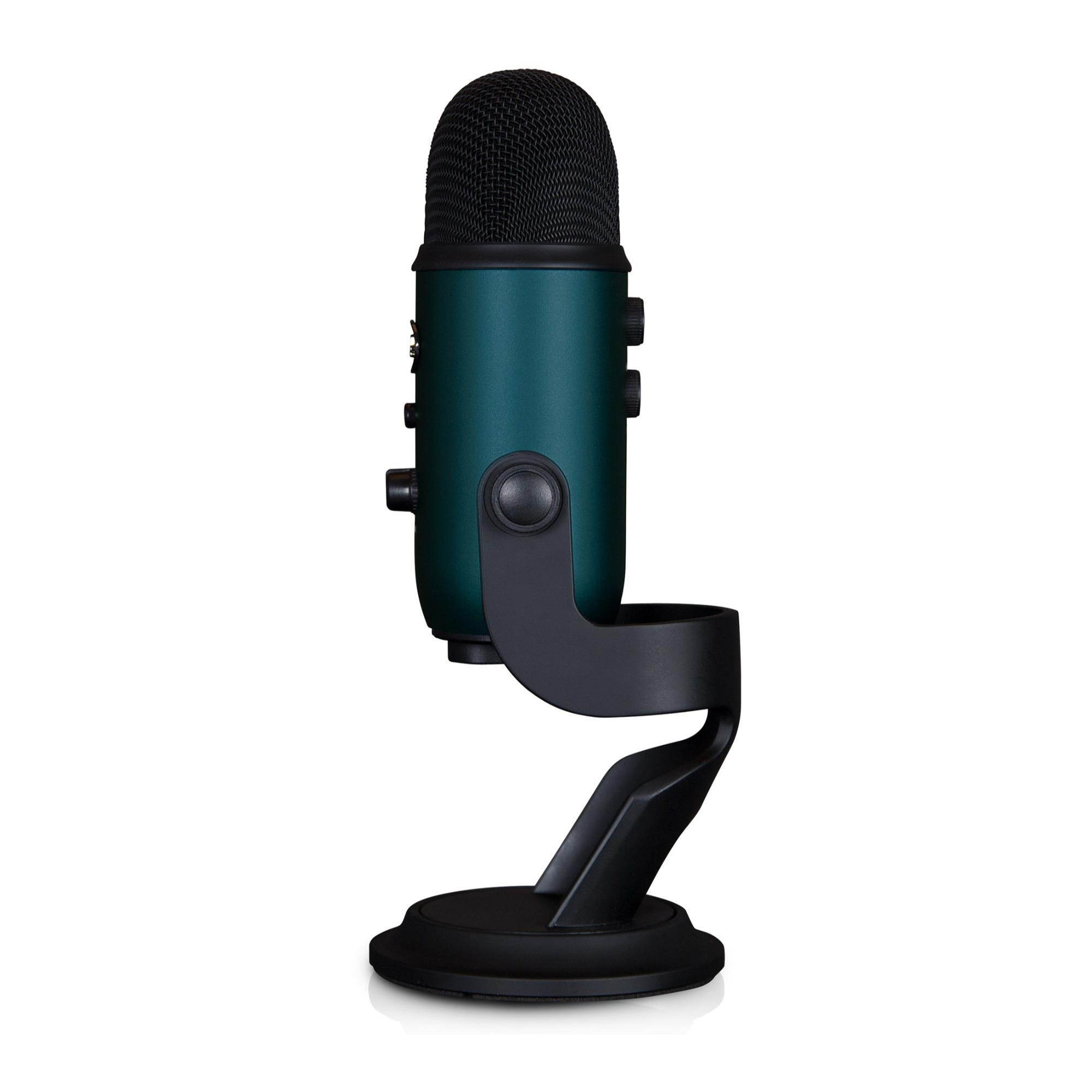 Blue Microphones Yeti Teal USB Mic with Knox Gear USB Hub and Knox Pop Filter