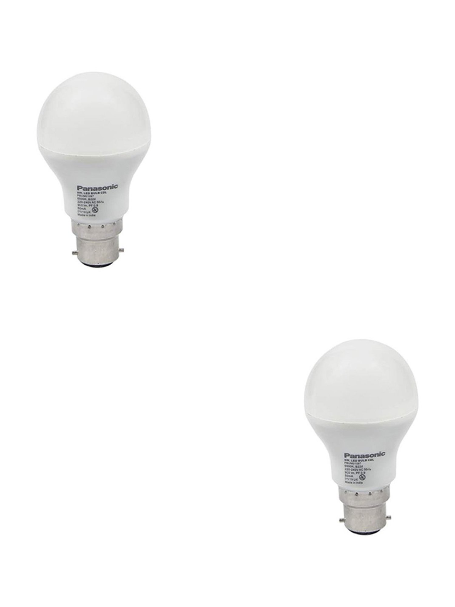 Panasonic PBUM01097 9W LED Bulb - Pack of 2 (White)