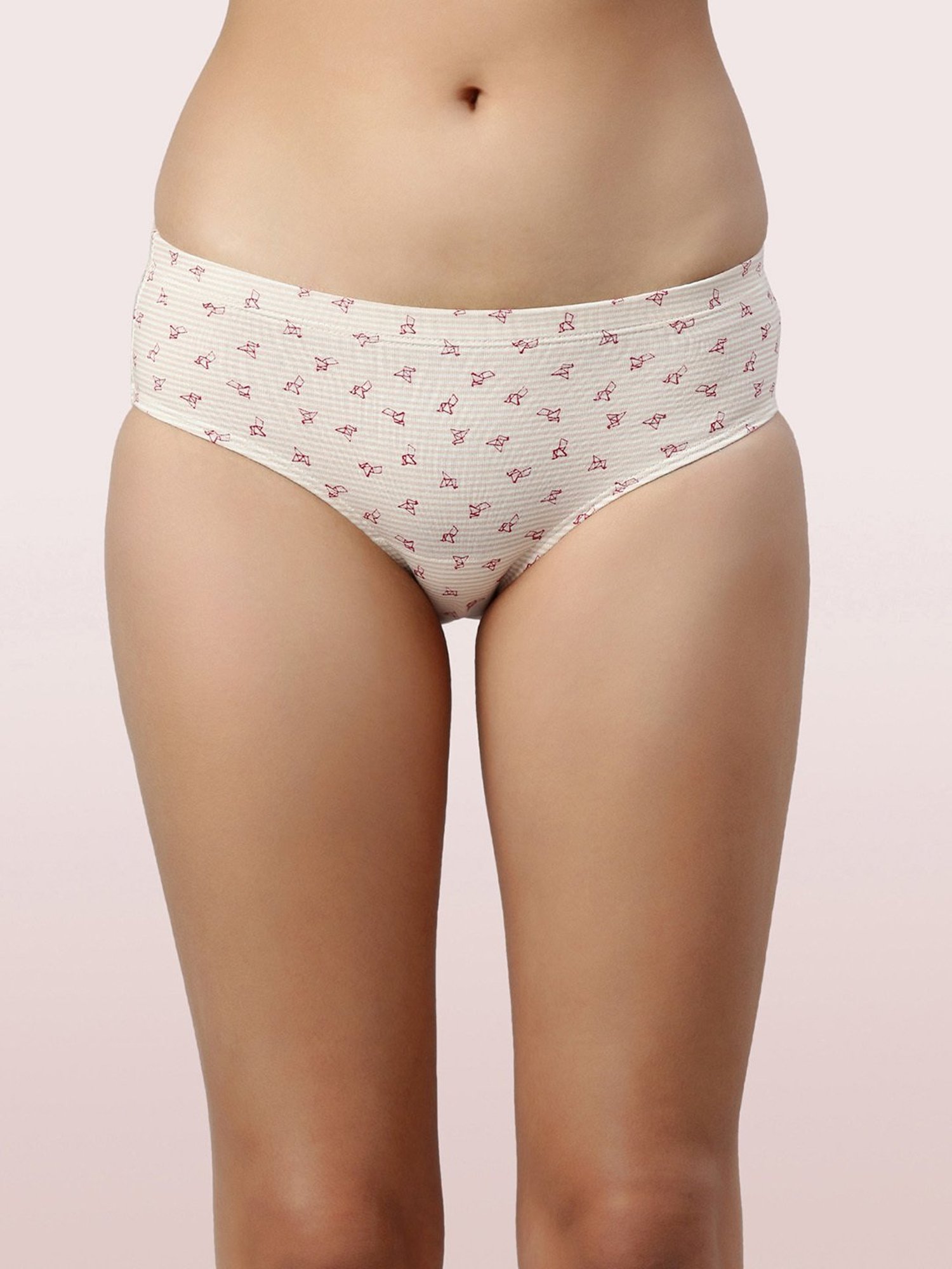 Enamor Multicolor Printed Hipster Panty Set - Pack of 3