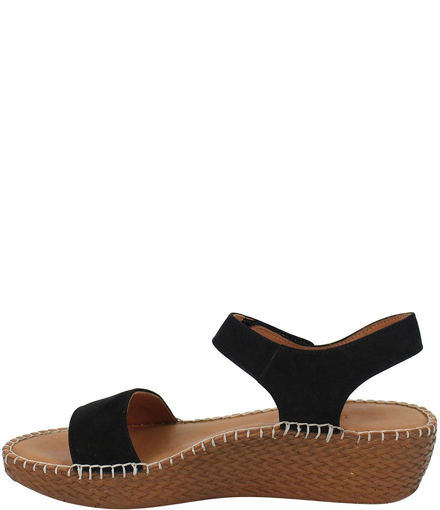 L'Amour Des Pieds Yanis Suede Espadrille Wedge Sandals