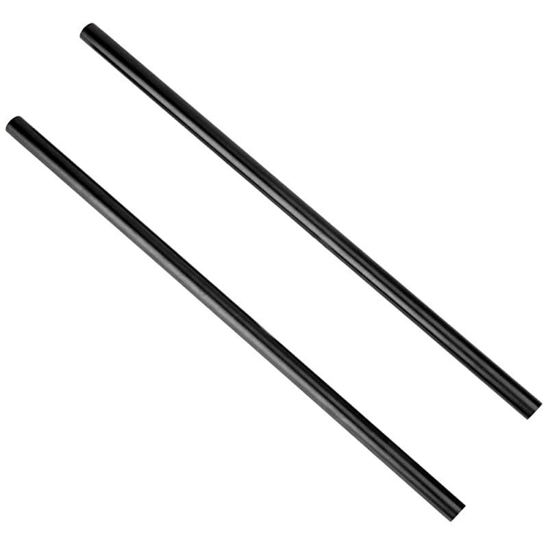 15mm Rod 16 Inch 40CM Long for Shoulder Rig Rod Support System Black Aluminum Alloy Pack of 2171