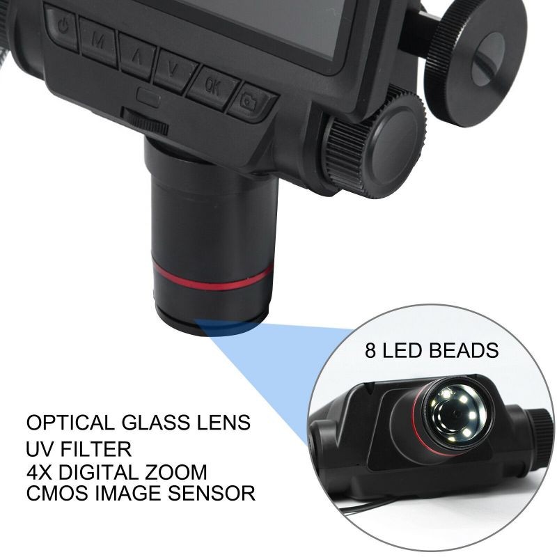 Andonstar 5" Digital Microscope 260X ADSM301 HDMI/AV 1080P for PCB Repair Tool