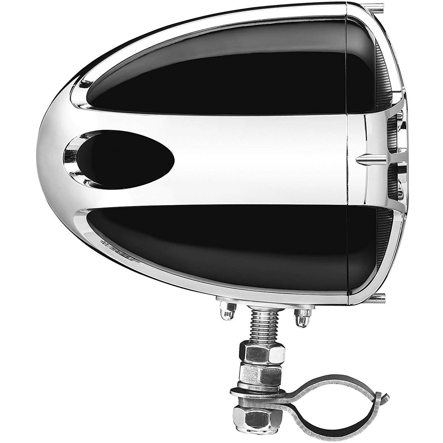 boss audio mc750b bluetooth, weatherproof speaker and amplifier sound system, two 4 inch speakers, bluetooth amplifier, inline volume control, ideal for motorcycles/atv and 12 volt applications