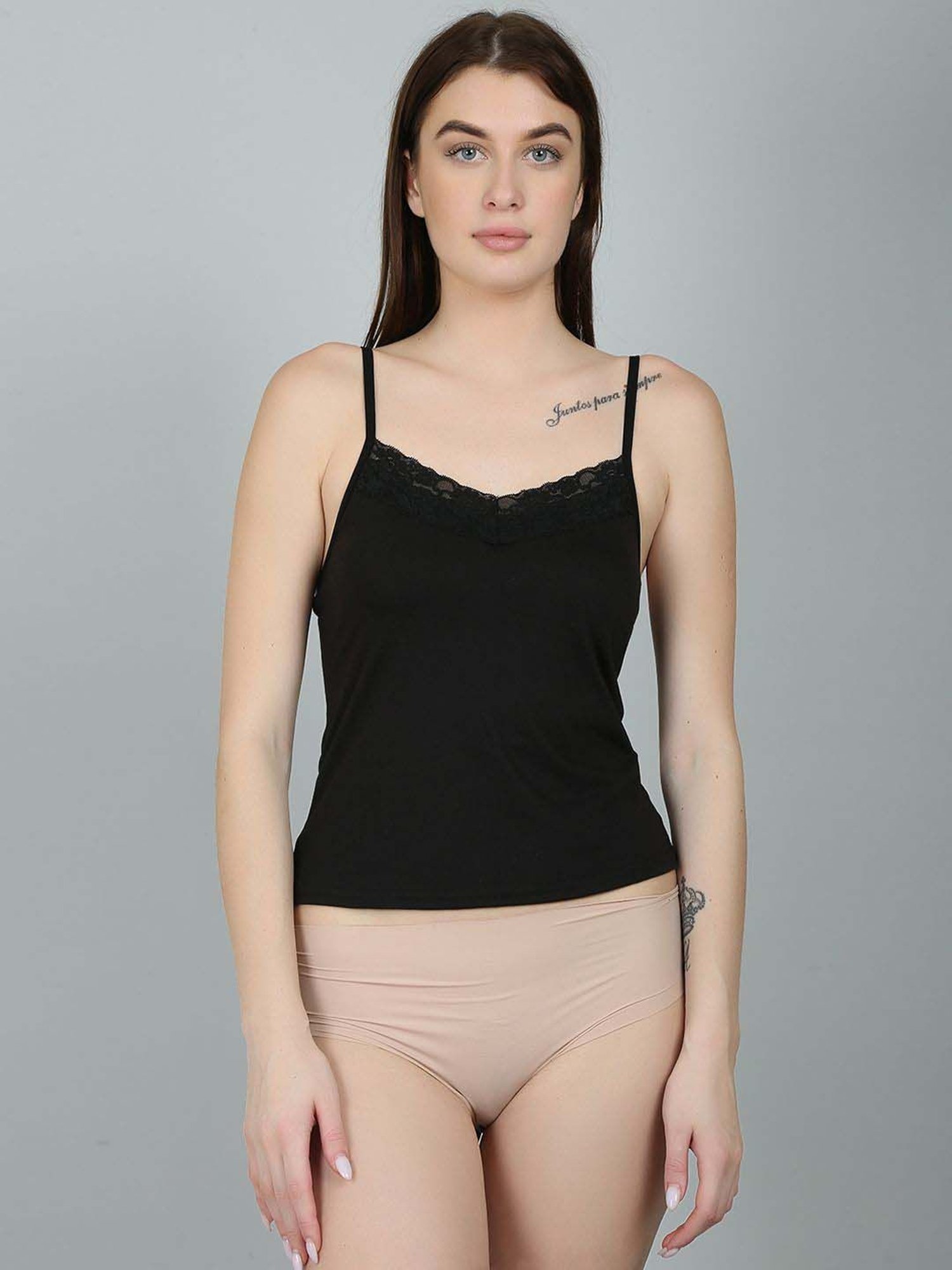 Enamor White Non-Padded Camisole