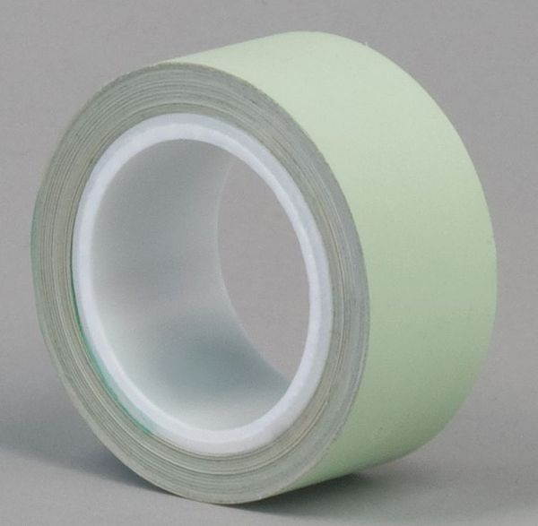 TAPECASE 15D556 Film Tape,2 In x 3 yd.,Green/White