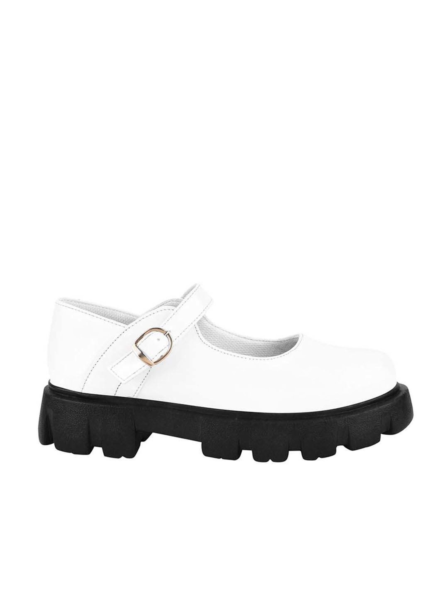 Shoetopia Kids White Casual Slip-Ons