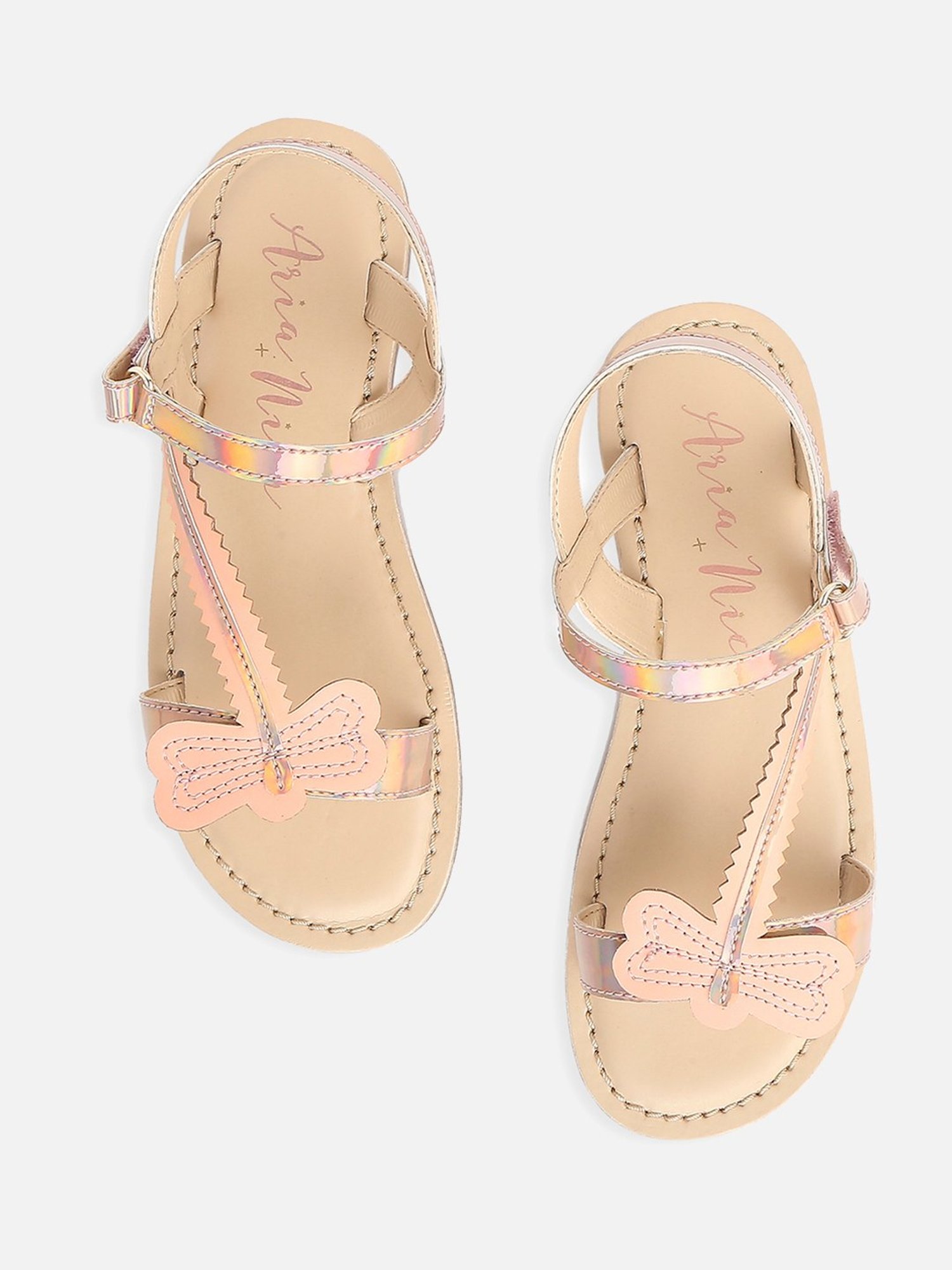 Aria Nica Kids Pixie Rose Gold Casual Sandals