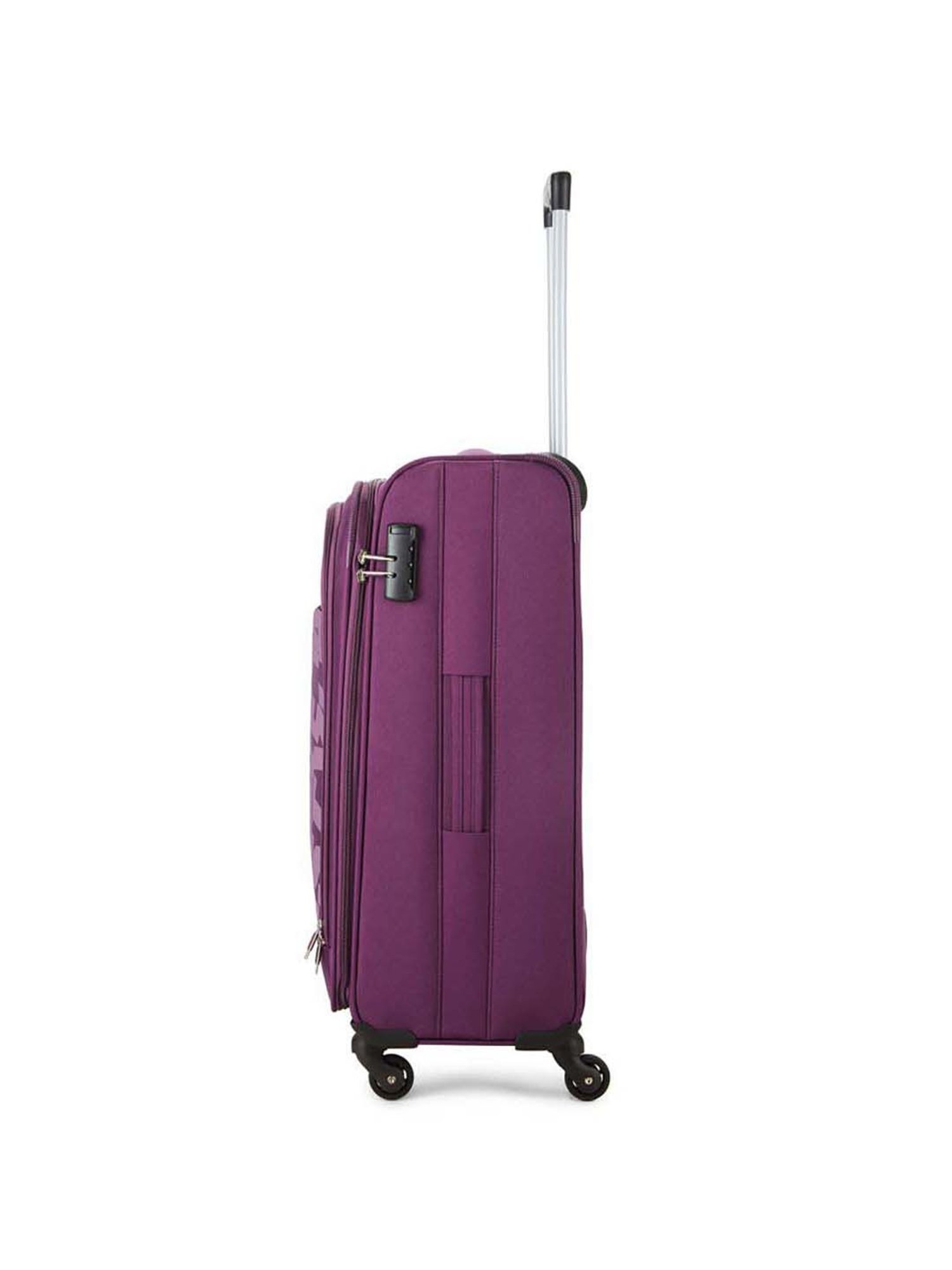 Skybags Rhumba Purple Solid Soft Medium Trolley Bag - 43 cm