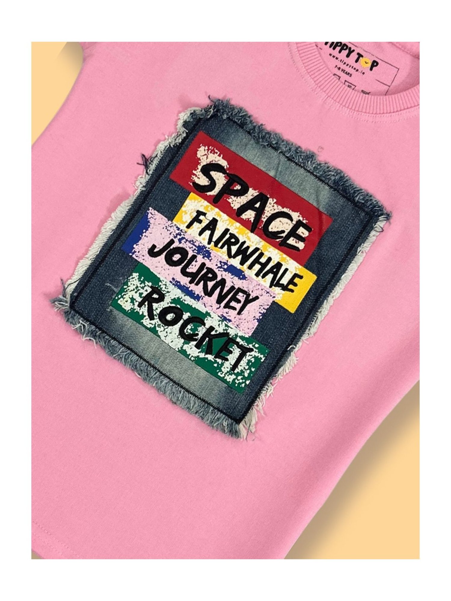 Tippy Top Kids Pink Graphic Print T-Shirt