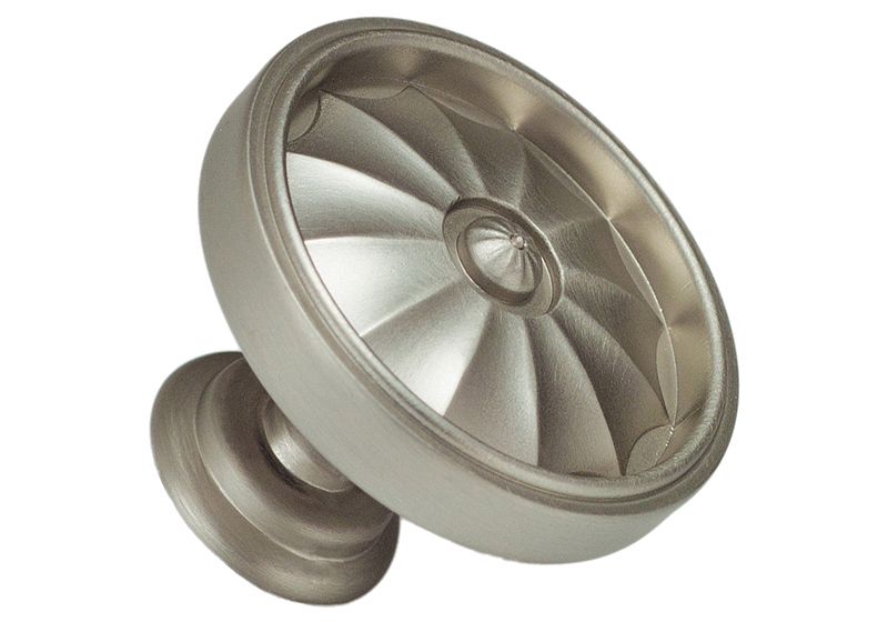 Sumner Street Home Hardware 1.625 4pc Knob Satin Nickel Flare