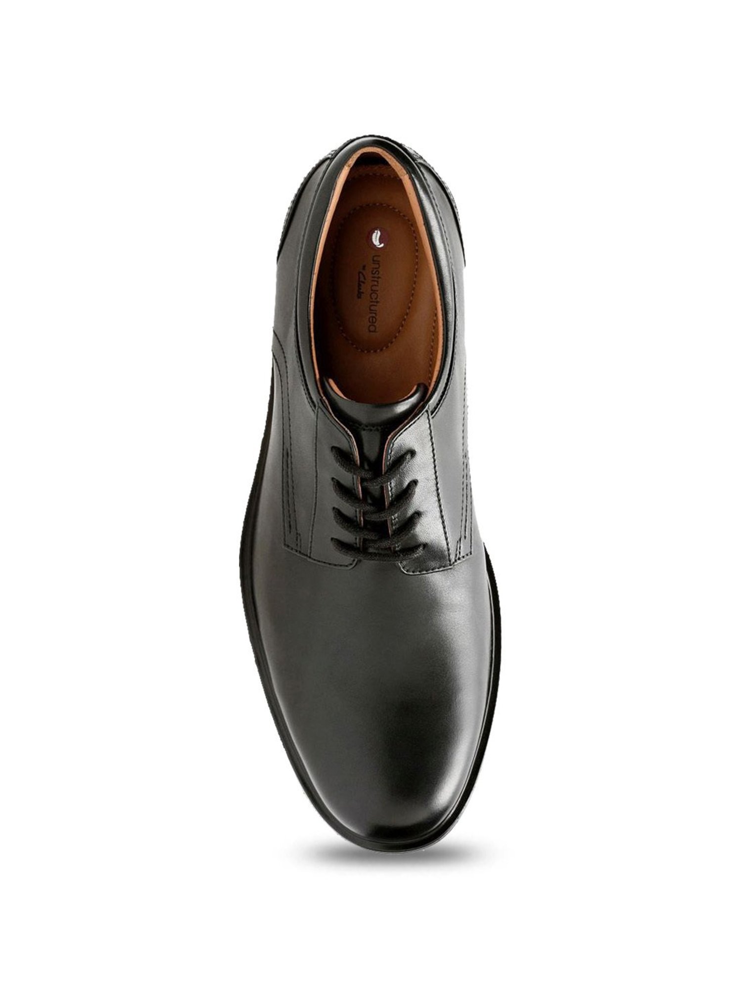 Clarks Men's Un Aldric Black Derby Shoes