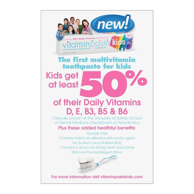 Vitaminpaste Kids Toothpaste - 4.1oz