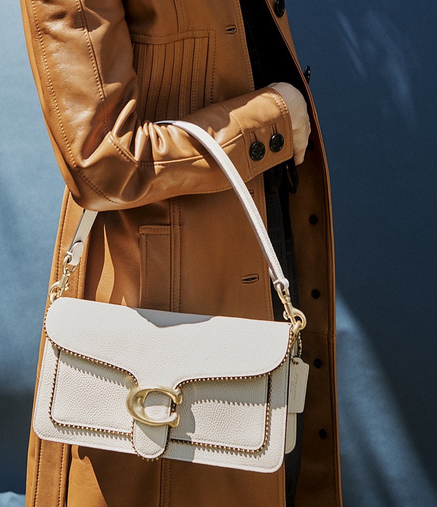 COACH Tabby Beaded Chain Shoulder Bag