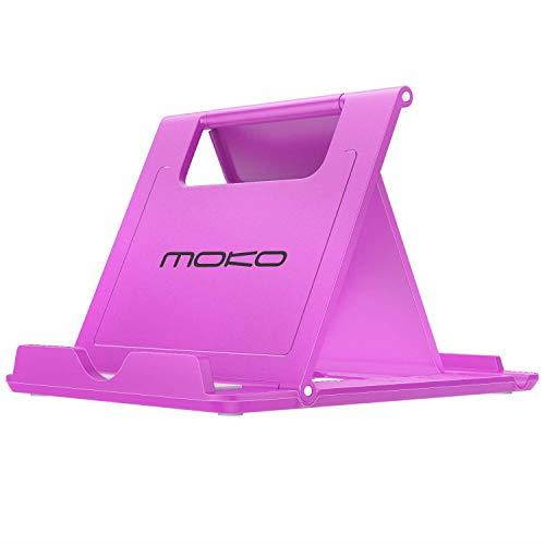 PhoneTablet Stand Foldable Desktop Holder for Devices611 Fit iPhone 11 Pro Max11 Pro11 iPad 102 2019 iPhone XsXs MaxXrX iPad Air 3 Mini 5 Galaxy Note 10 Plus PurpleSmall Size