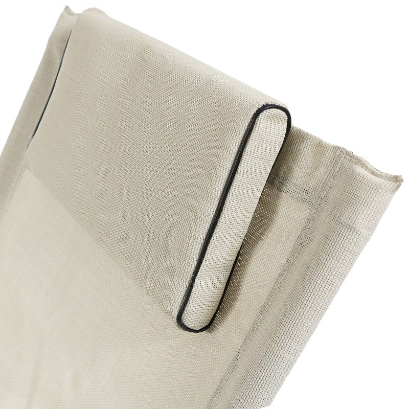 La Siesta HAL21-1 Habana Organic Cotton Lounger Comfortable Indoor Outdoor Hammock Chair with Suspension Set and Bamboo Spreader, Nougat