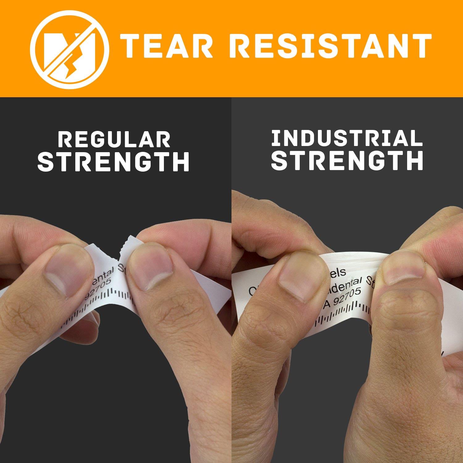 OfficeSmartLabels Dymo Compatible 1933083 & 30332 ( 1" x 1" ) Multipurpose Industrial Grade Plastic Labels (1 Roll - 850 Labels Per Roll)