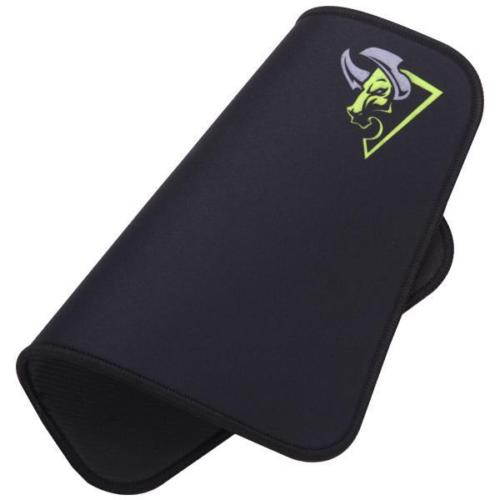 Rantopad H1X Silky Cloth Fabric Gaming Mousepad - Anti-slip Rubber Base, Small, 11x8.6x0.1 in - Black