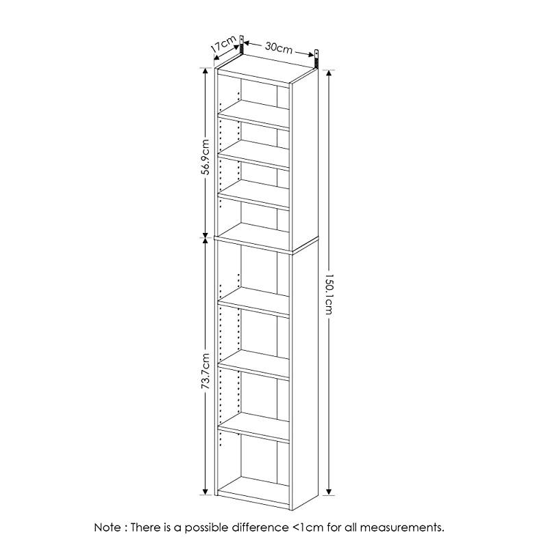 Indo 8Tier Media Tower Espresso