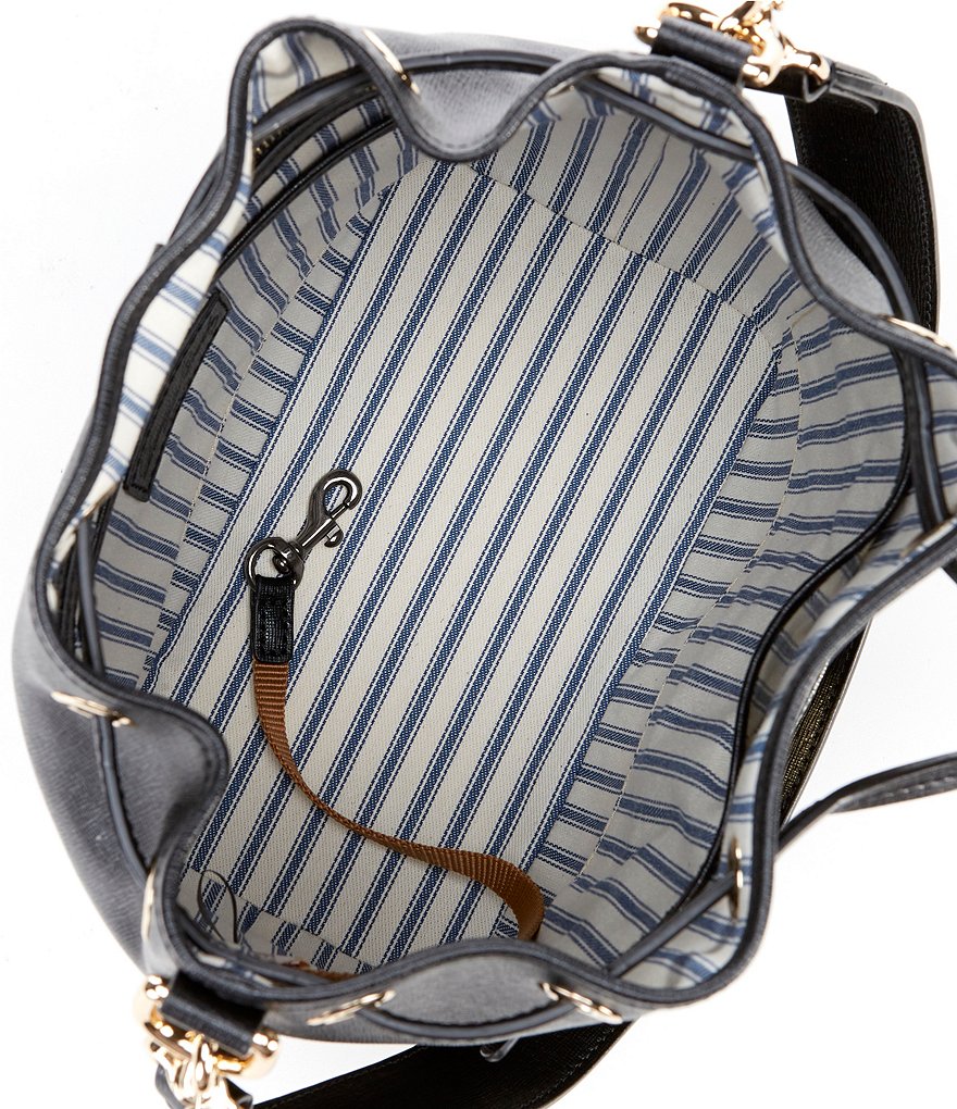Dooney & Bourke Saffiano Collection Drawstring Bucket Bag