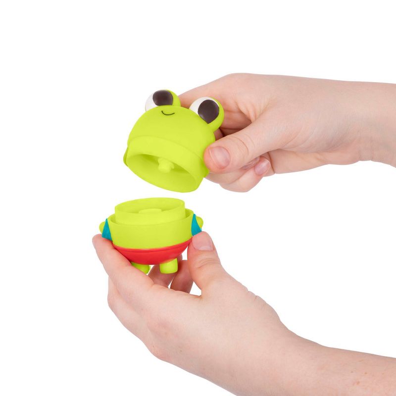 Land of B. Frog & Whale Bath Toy Set - Glow & Splash