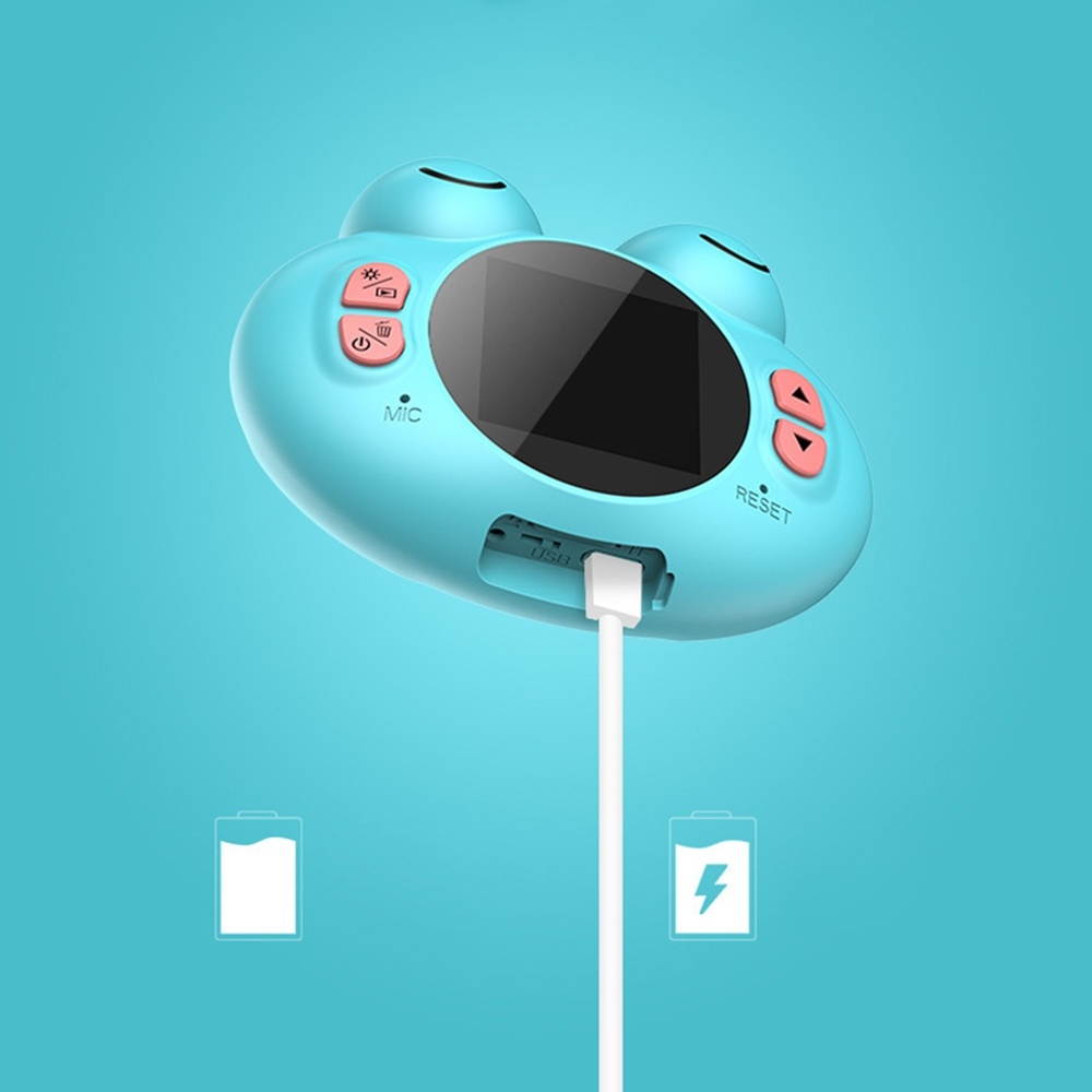 Frog Mini Children Digital HD Camera Single Lens SLR Toy Camera