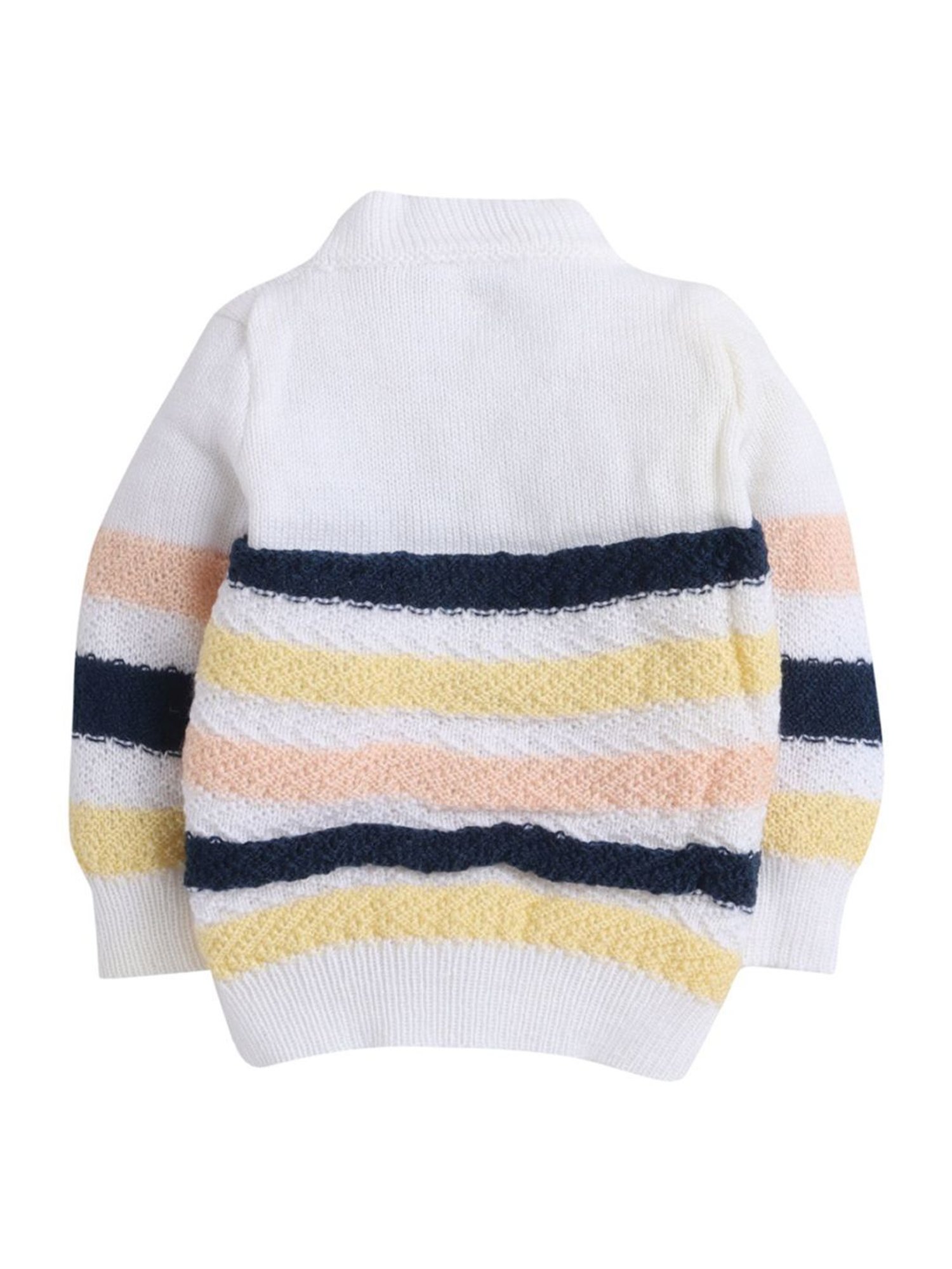 Pantaloons Baby Brown Cotton Printed Full Sleeves Sweater