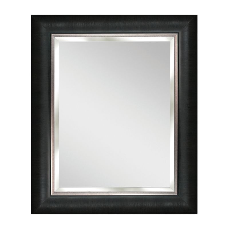 28" x 34" Alderton Black and Silver Mirror - Head West