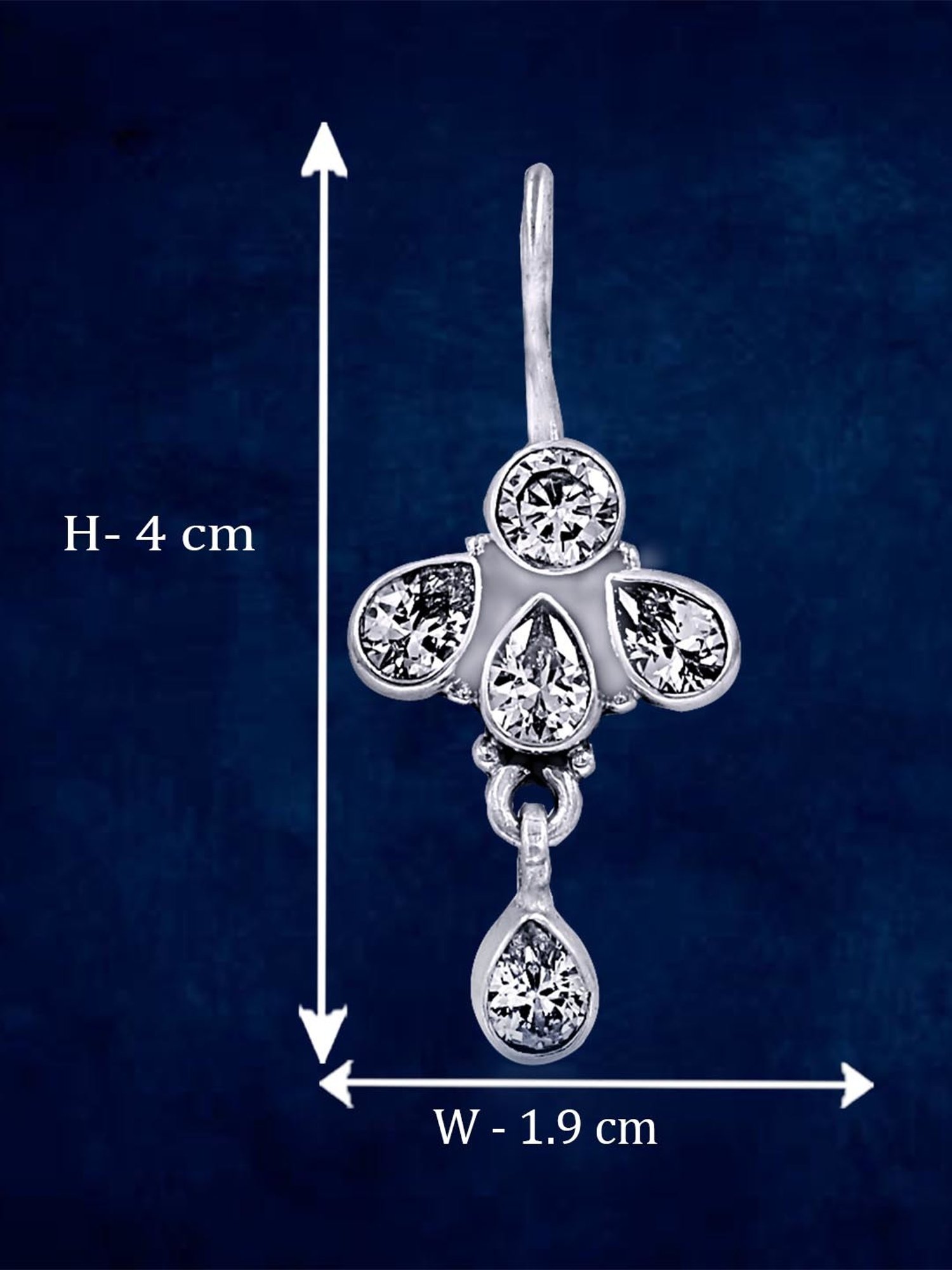 Taraash 92.5 Sterling Silver Earrings for Women