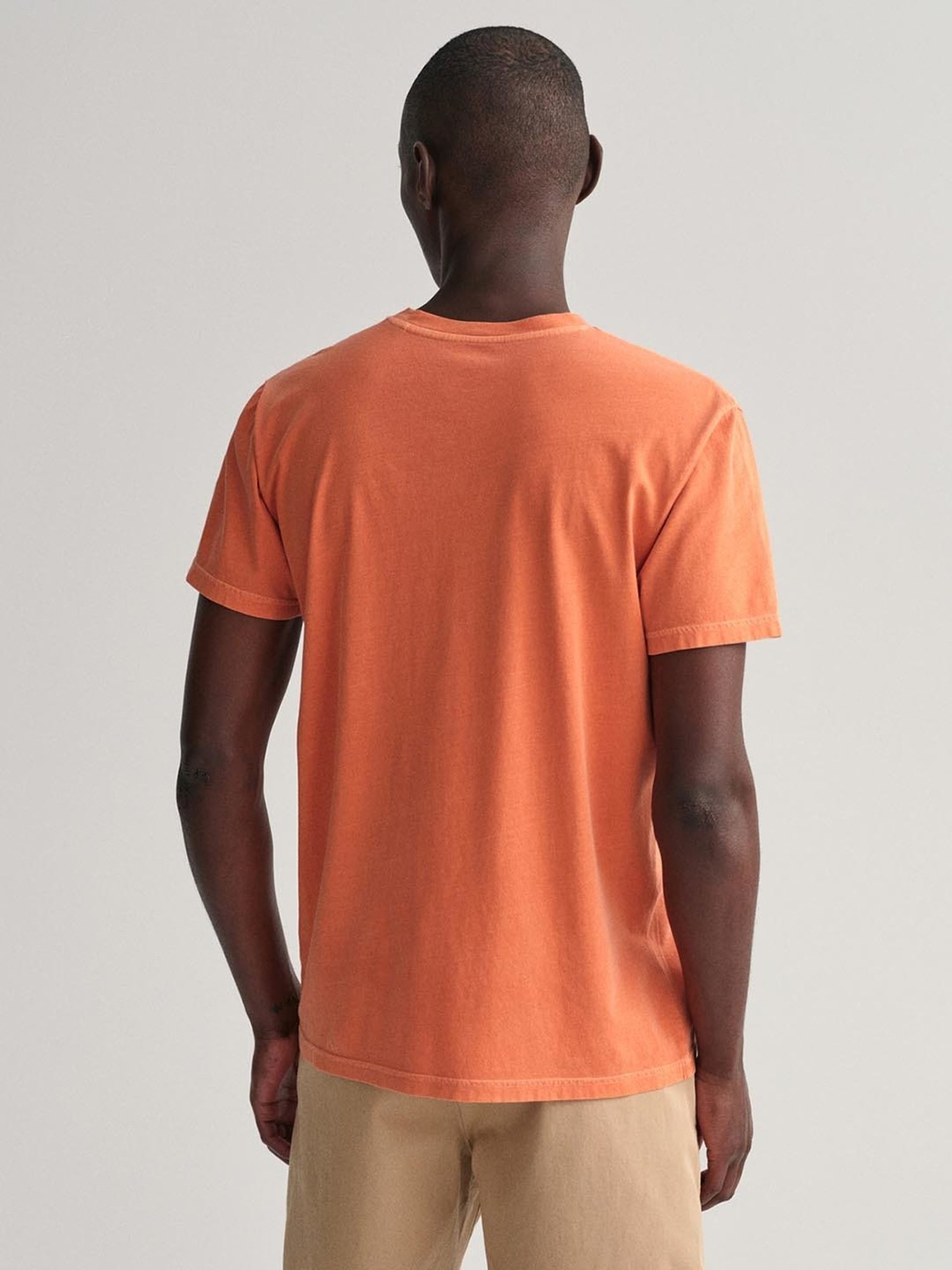 GANT Orange Cotton Modern Fit T-Shirt