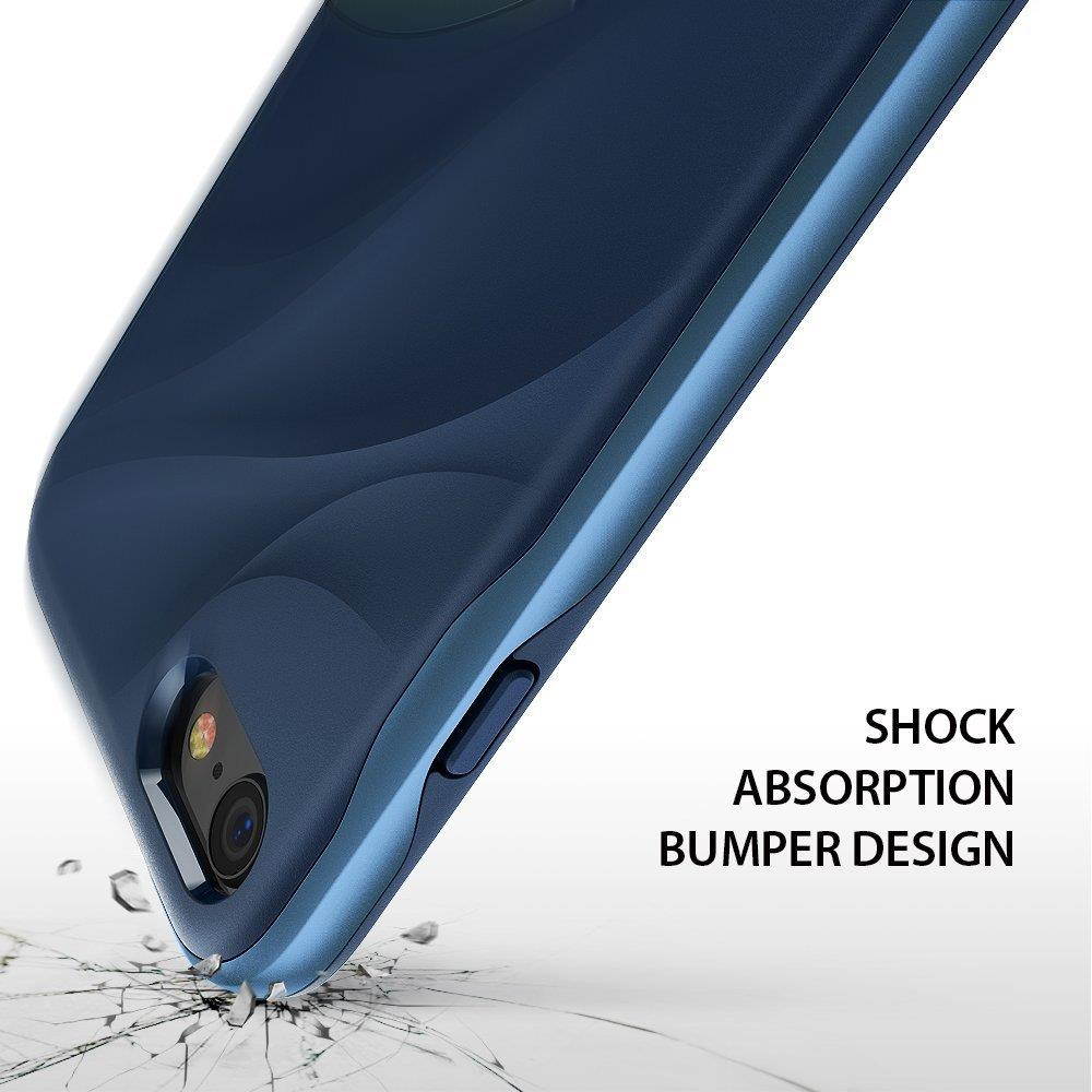 Apple iPhone 8 Case, Ringke [WAVE] Dual Layer Heavy Duty Shockproof PC TPU Protective Cover for iPhone 7 / iPhone 8 - Coastal Blue