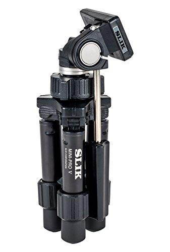 Slik Mini-Pro V Tripod with 2-Way Pan/Tilt Head - Supports 3.3 lb (1.5 kg)