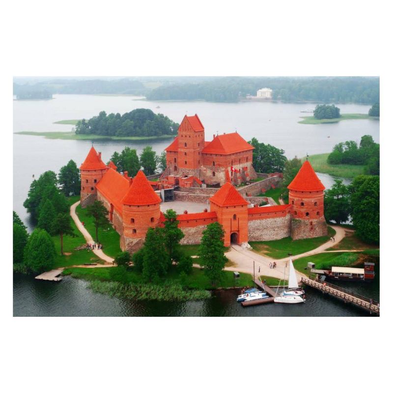 Wuundentoy Gold Edition: Castle of Trakai Lithuania Jigsaw Puzzle - 1500pc