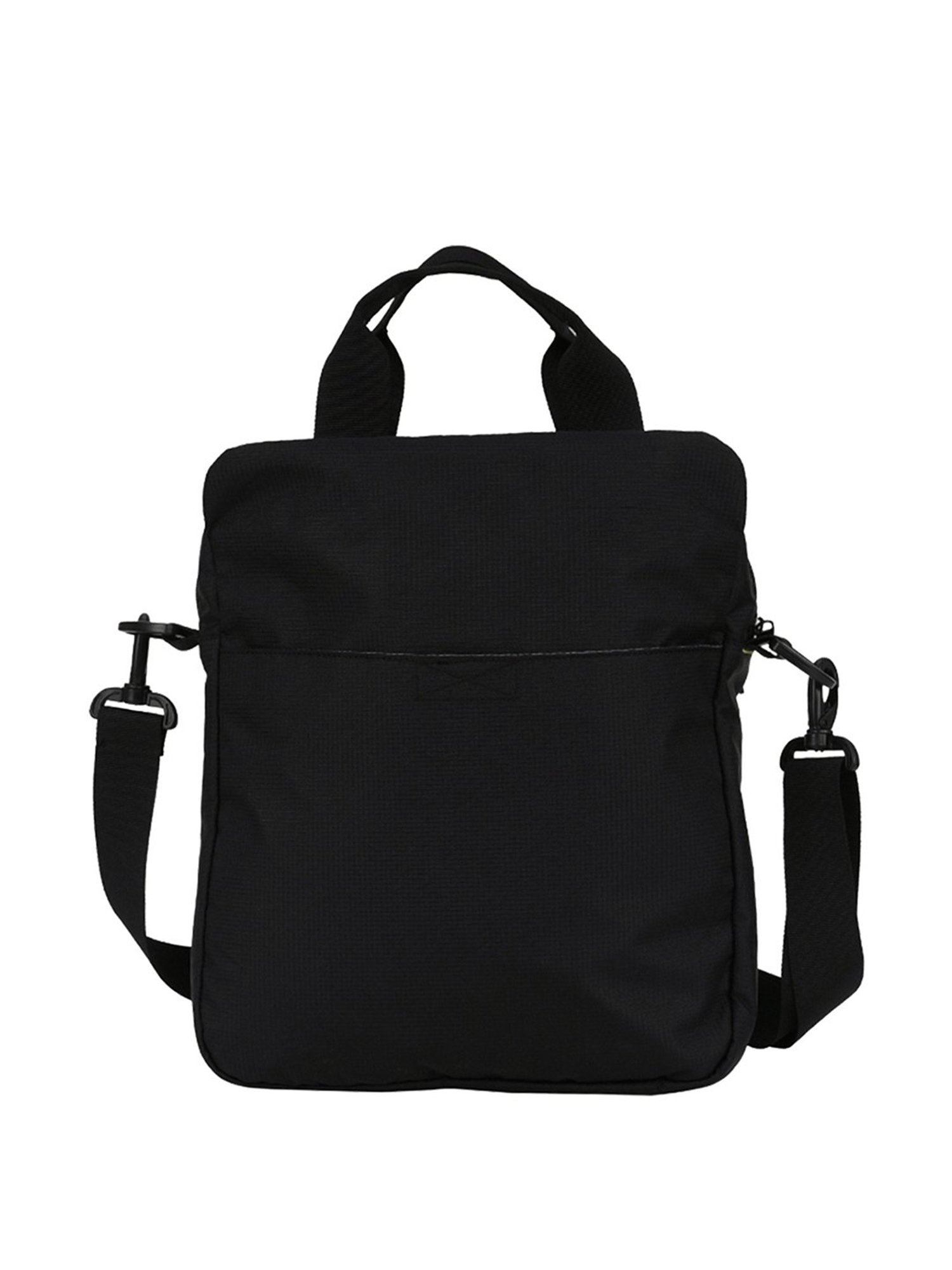 The Vertical Army Black Printed Medium Cross Body Bag