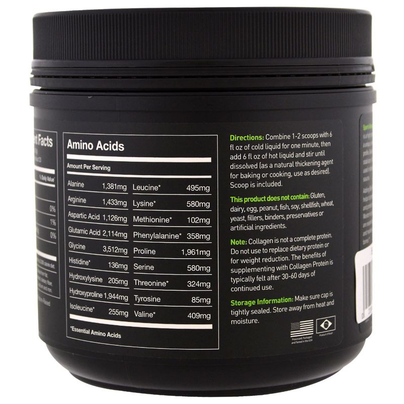 Sports Research Gelatin Powder, Unflavored, 16 oz (454 g), Dietary Supplements