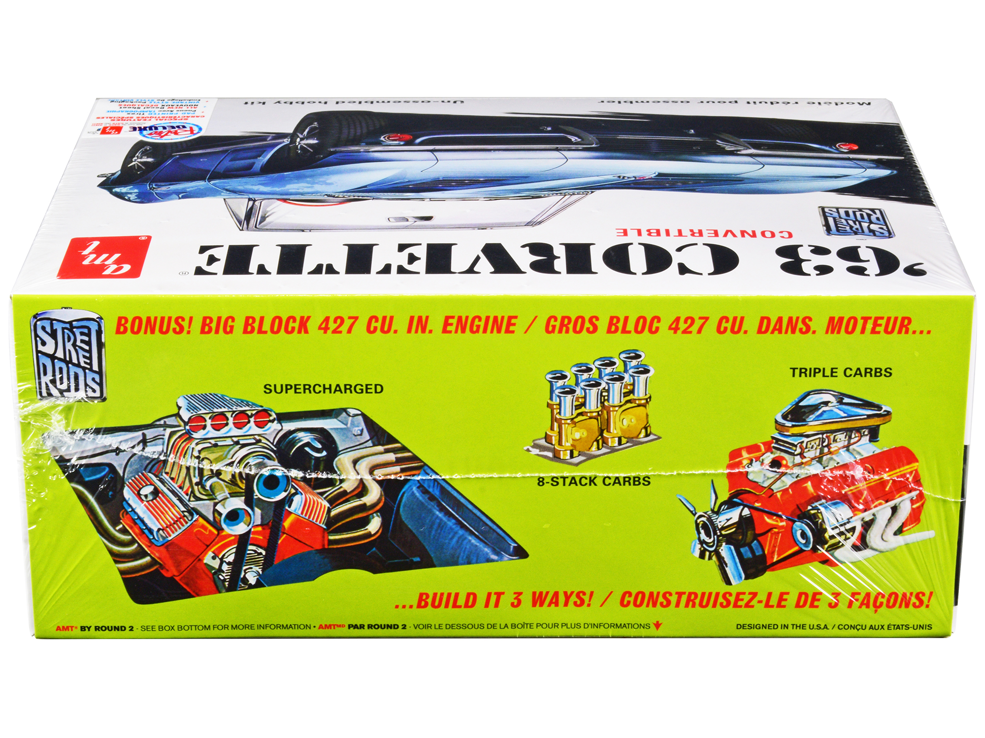 Skill 2 Model Kit 1960 Chevrolet Corvette 7-in-1 Kit 1/25 Scale Model by MPC