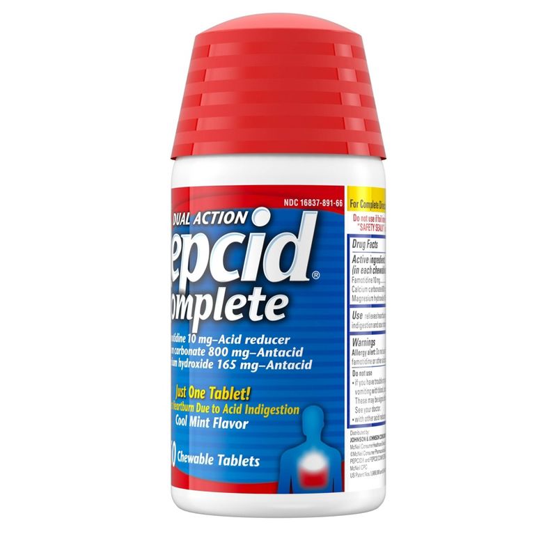 Pepcid Complete Tablets Mint - 50ct