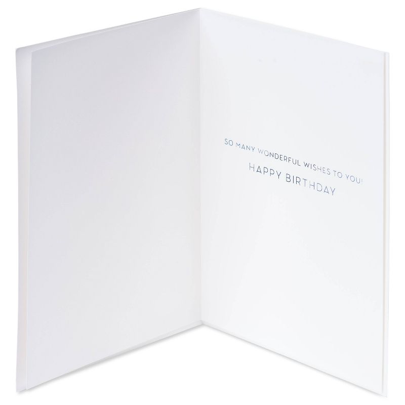 Girl Holding Flowers 'Happy Birthday' Card - PAPYRUS