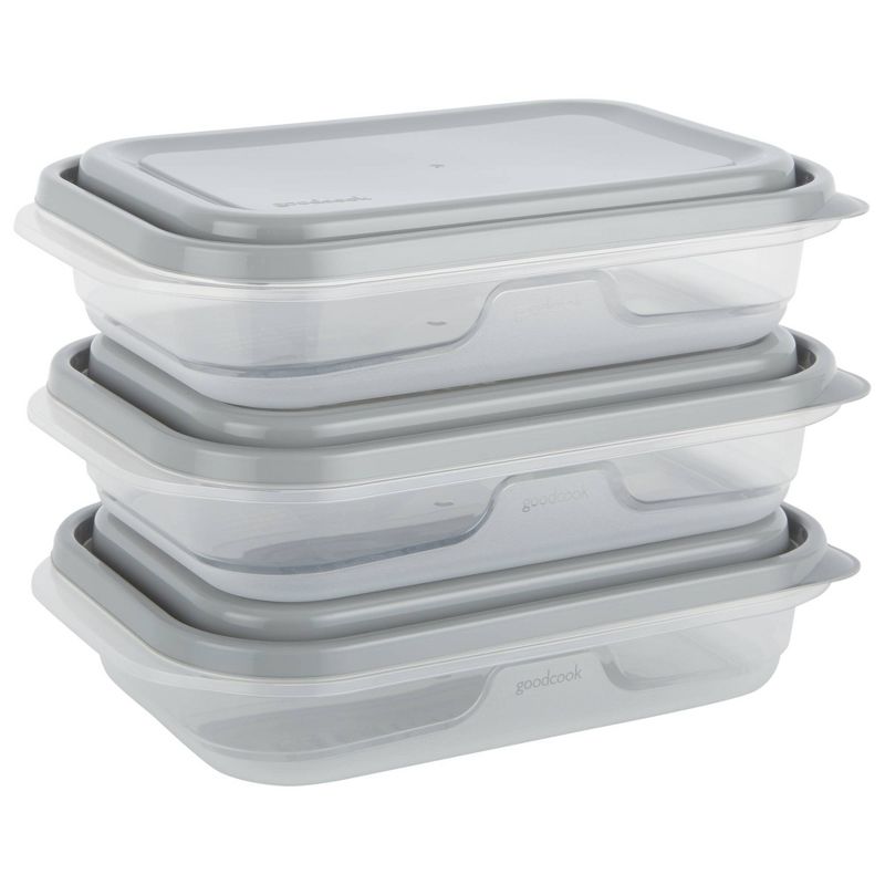 GoodCook EveryWare Rectangle 4 Cups Food Storage Container - 3pk