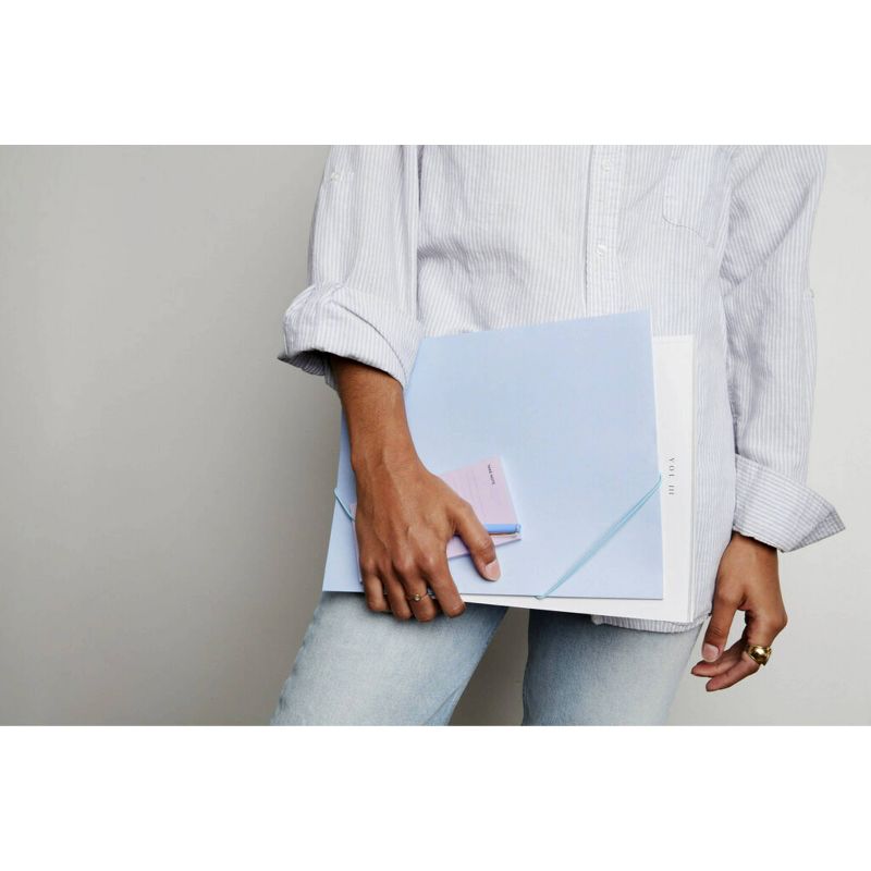 Avocado People 2 Pocket Paper Folder Pink - Greenroom