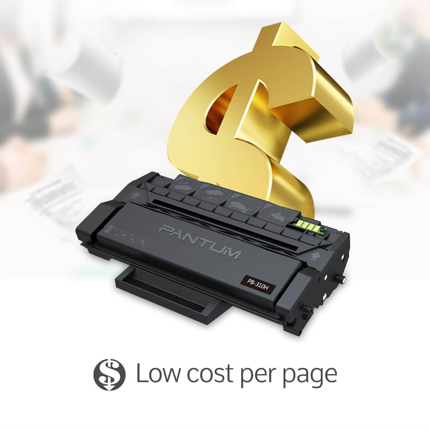 Pantum PB-310H Black Toner Cartridge and Drum Unit in One Compatible with Pantum P3500 Series, 6000 Page Yield per Cartridge