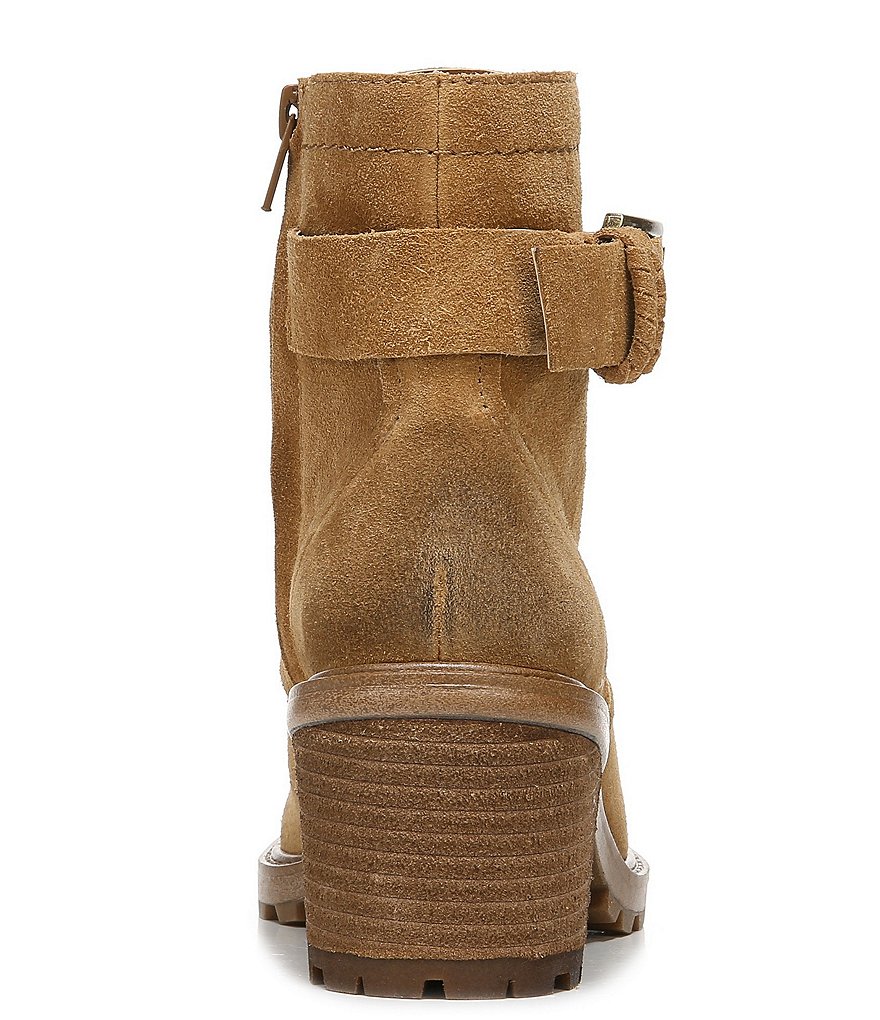 Zodiac Gemma Suede Lug Sole Booties