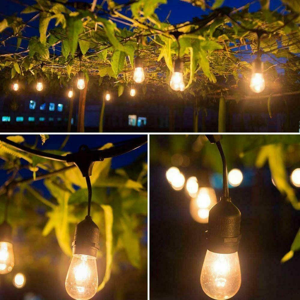 1/2/5/10PCS 48FT Outdoor Commercial Grade Po Globe String Lights Fairy Bulbs