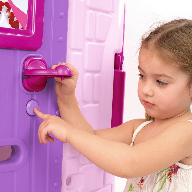 ECR4Kids Junior Princess Palace Playhouse, Pink Castle Play House  Indoor or Outdoor Play