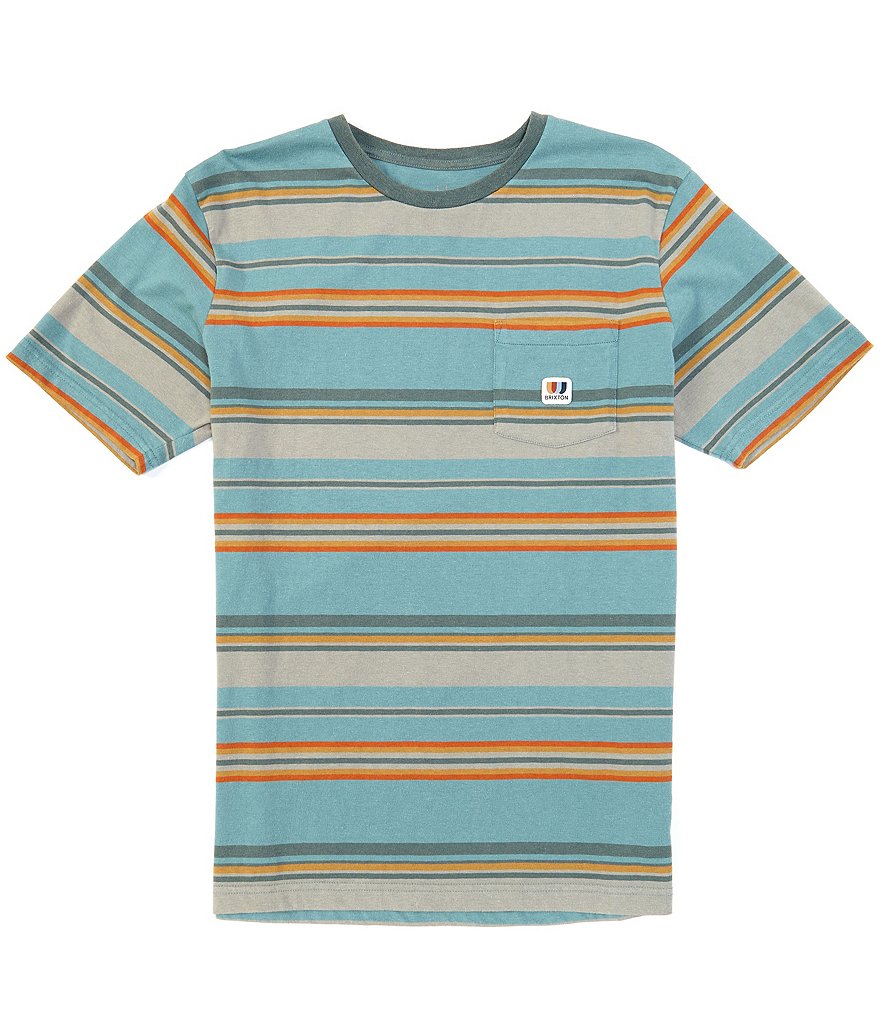 Brixton Short-Sleeve Hilt Alton Pocket Knit Crew T-Shirt