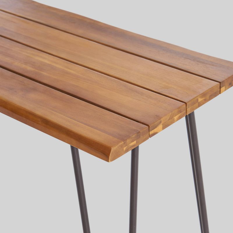 Toranto 3pc All-Weather Wicker Bar Island Set - Brown - Christopher Knight Home