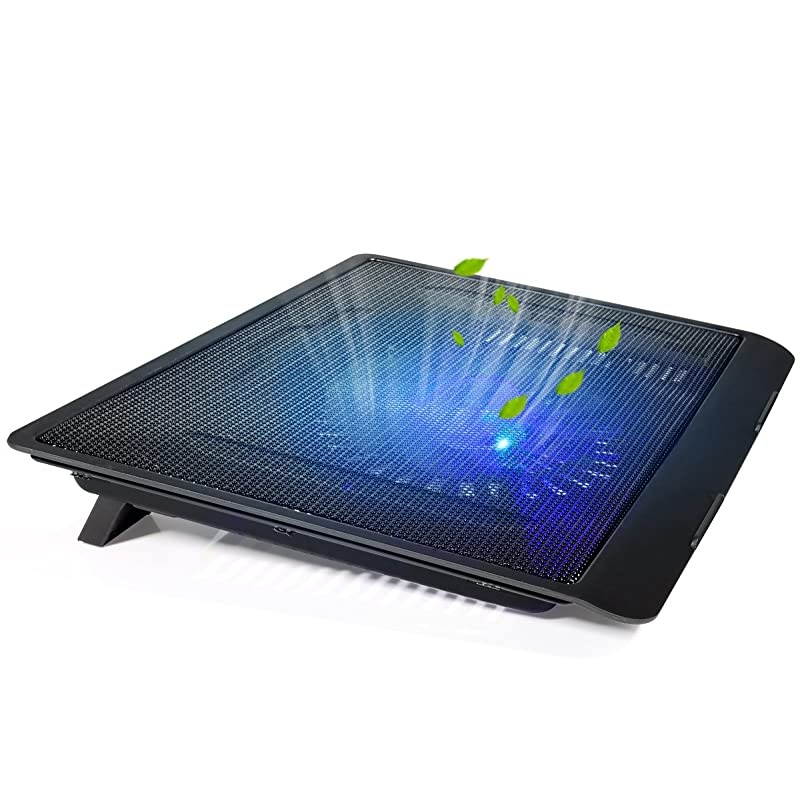 Laptop Cooling Pad for Ultra Slimp Notebook and Universal Laptop 14 13 and Smaller Metal mesh with Super Fan with Quiet and Light Weight Feature