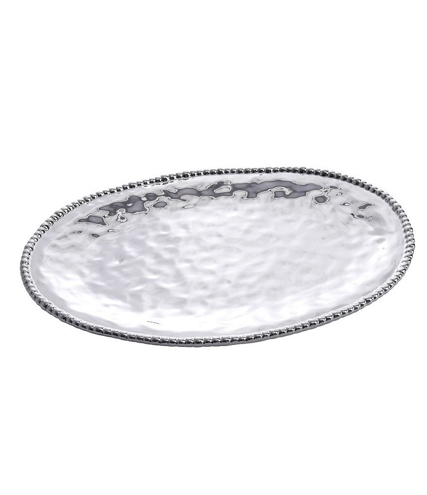 Pampa Bay Verona Porcelain Silver Large Oval Platter
