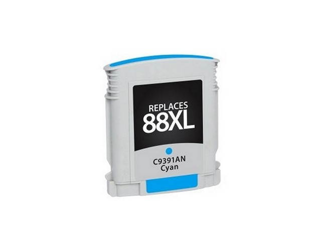 SuppliesMAX Replacement for DPS88CXL Cyan High Yield Inkjet (1700 Page Yield) - Equivalent to HP C9391AN / HP NO. 88XL
